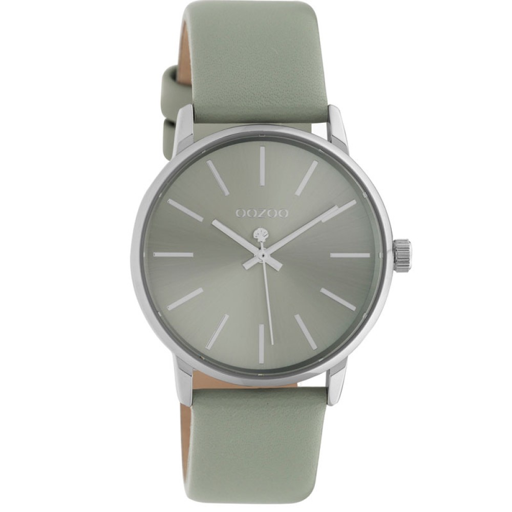Watch OOZOO Timepieces Grey Leather Strap C10723