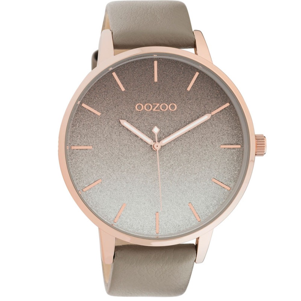 Ρολόι OOZOO Timepieces Brown Leather Strap C10832