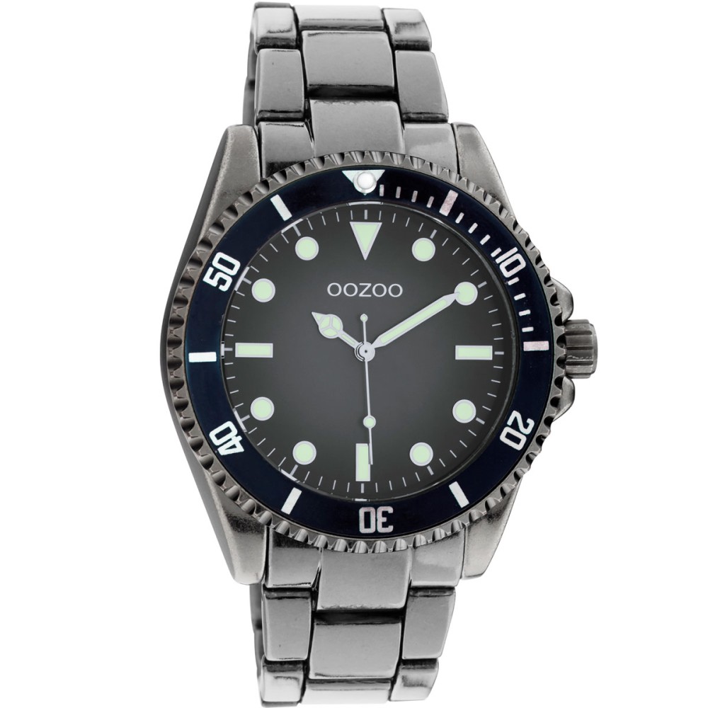 OOZOO Timepieces Grey Stainless Steel Bracelet C11013