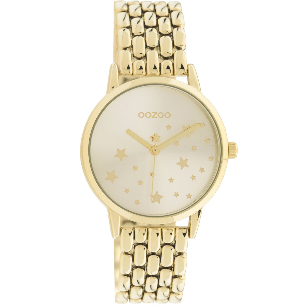OOZOO Timepieces Gold Stainless Steel Bracelet C11028
