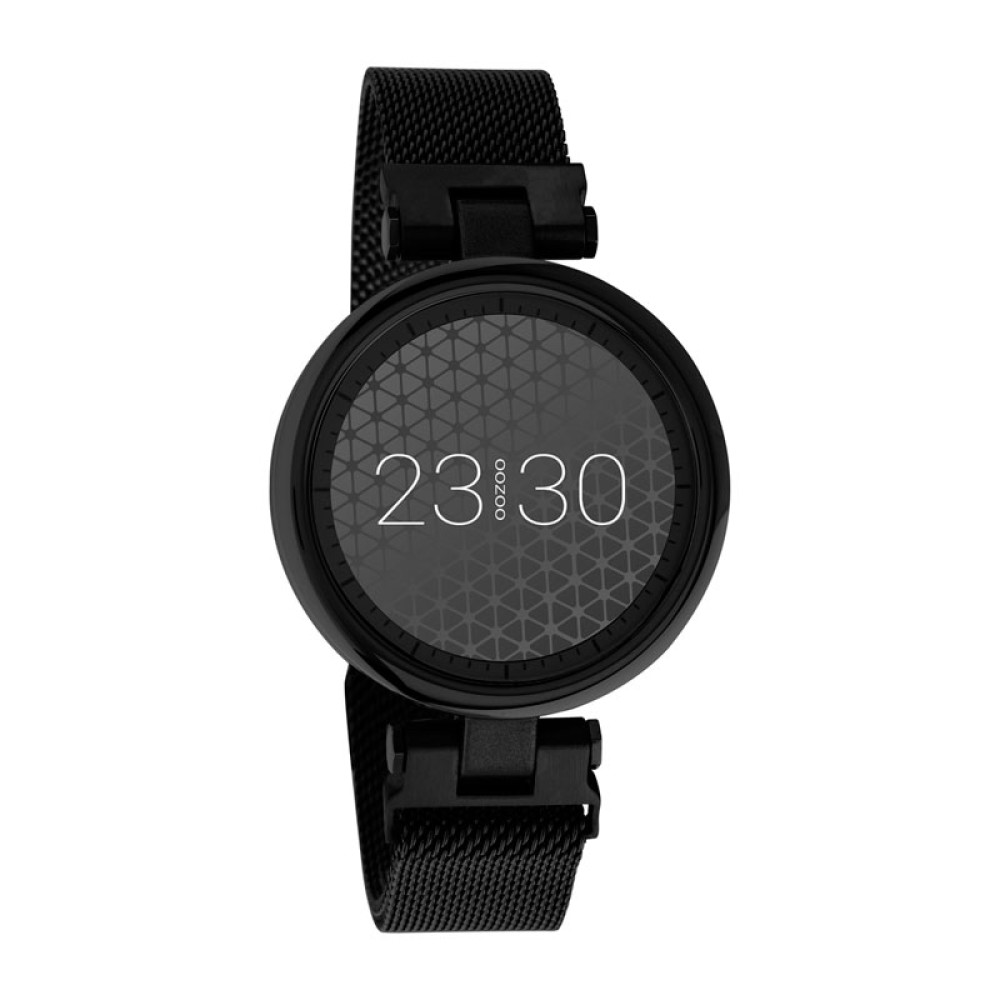 OOZOO Smartwatch Black Stainless Steel Bracelet Q00411