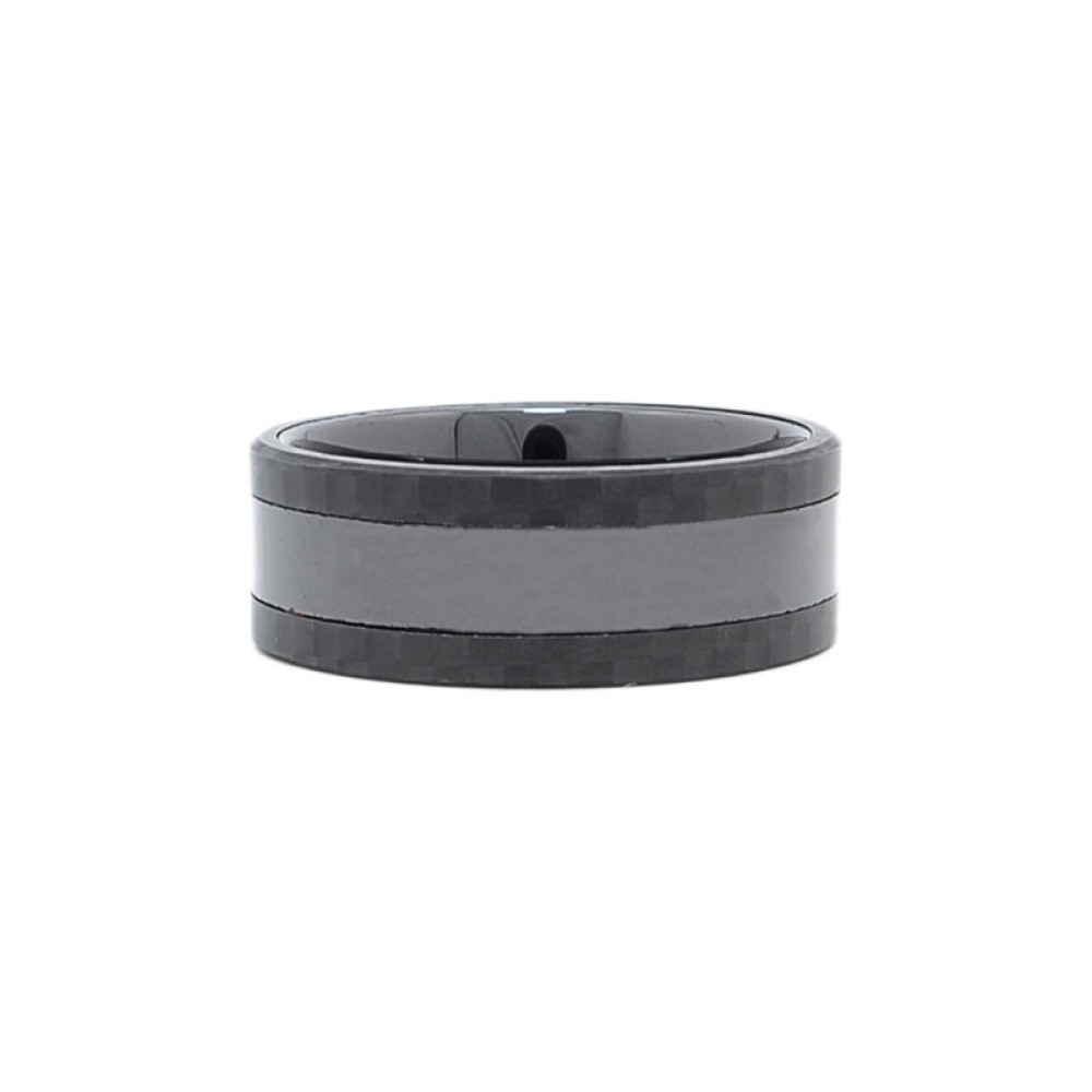Ceramic & carbon fiber ring
