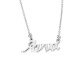 Sterling silver 925°.Anna name necklace on chain