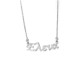 Sterling silver 925°.Elena name necklace on chain