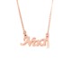 Sterling silver 925°.Niki name necklace on chain