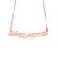 Sterling silver 925°.Margarita name necklace on chain