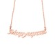 Sterling silver 925°.Margarita name necklace on chain