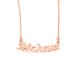 Sterling silver 925°.Melina name necklace on chain