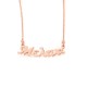Sterling silver 925°.Melina name necklace on chain
