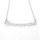 Sterling silver 925°.Konstantina name necklace on chain