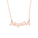 Sterling silver 925°.Nefeli name necklace on chain