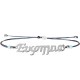 Sterling silver 925°.Eufimia name bracelet on cord