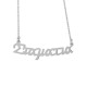 Sterling silver 925°.Stamatia name necklace on chain