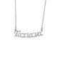 Sterling silver 925°.Tatiana name necklace on chain