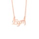 Sterling silver 925°.Efi name necklace on chain