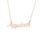 Sterling silver 925°. Afroditi name necklace on chain