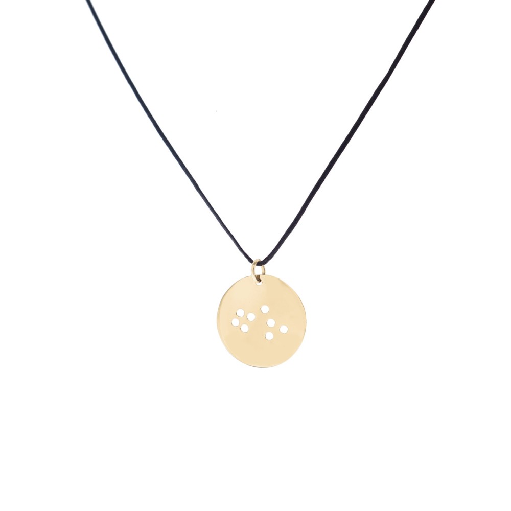 Gold 9ct. Sagittarius medallion