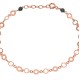 Sterling silver 925°. Perforated discs and links bracelet