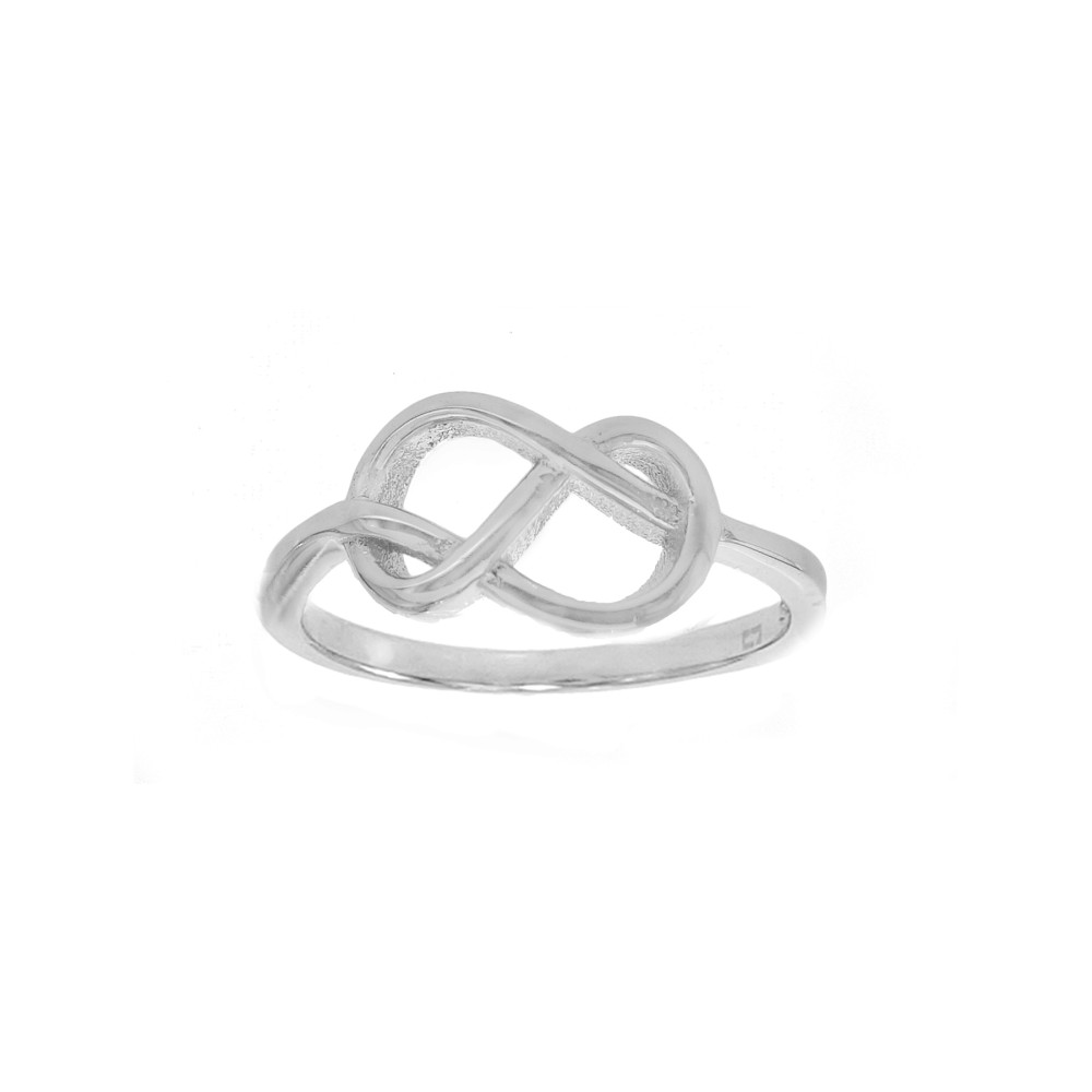 Sterling silver 925°.  Knotted band 