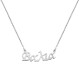 Sterling silver 925°.Valia name necklace on chain