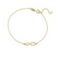 Gold 9ct. . Infinity on chain