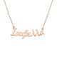 Sterling silver 925°. Isavella name necklace on chain