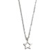 Sterling silver 925°. Open star on chain