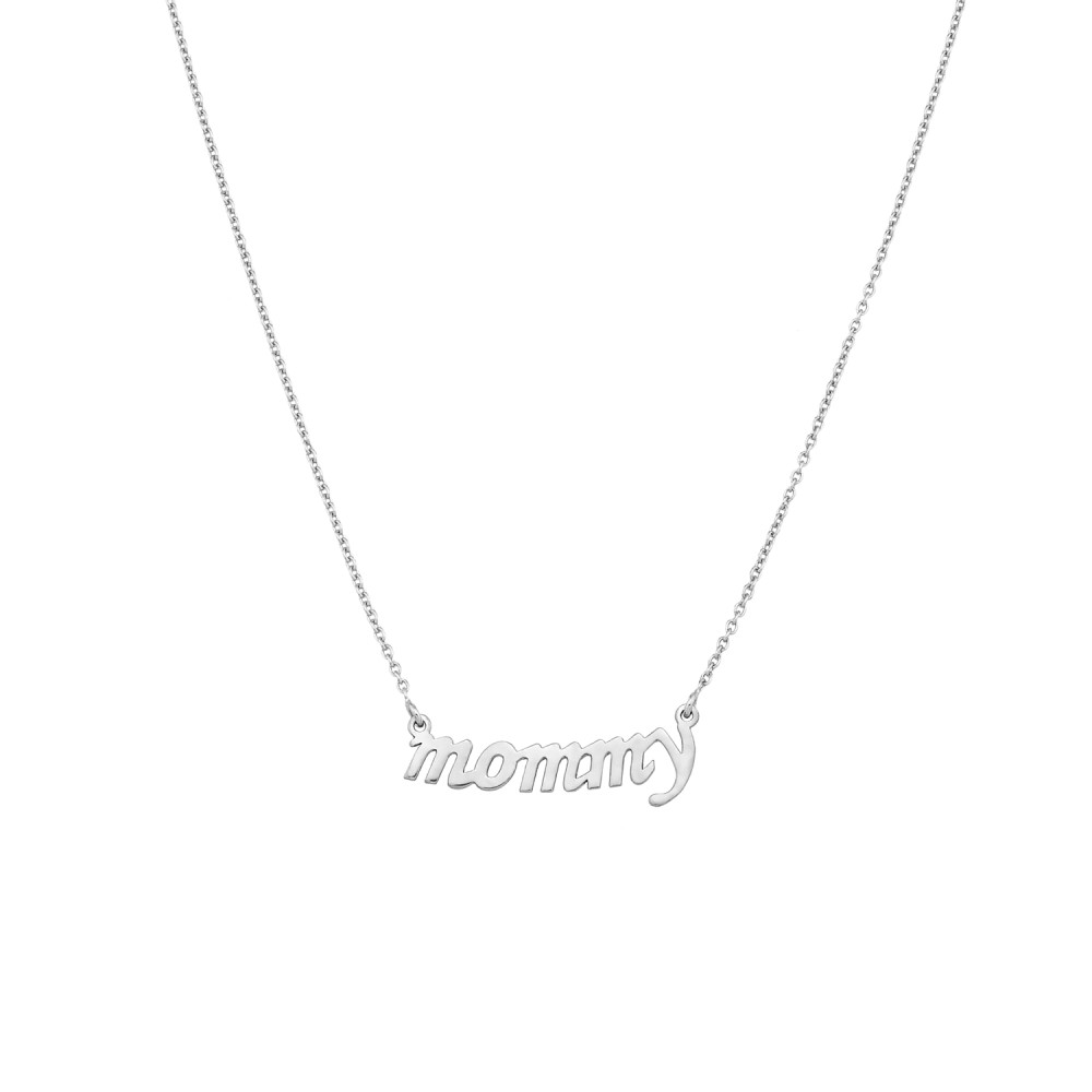 Sterling silver 925°. Mommy necklace on chain
