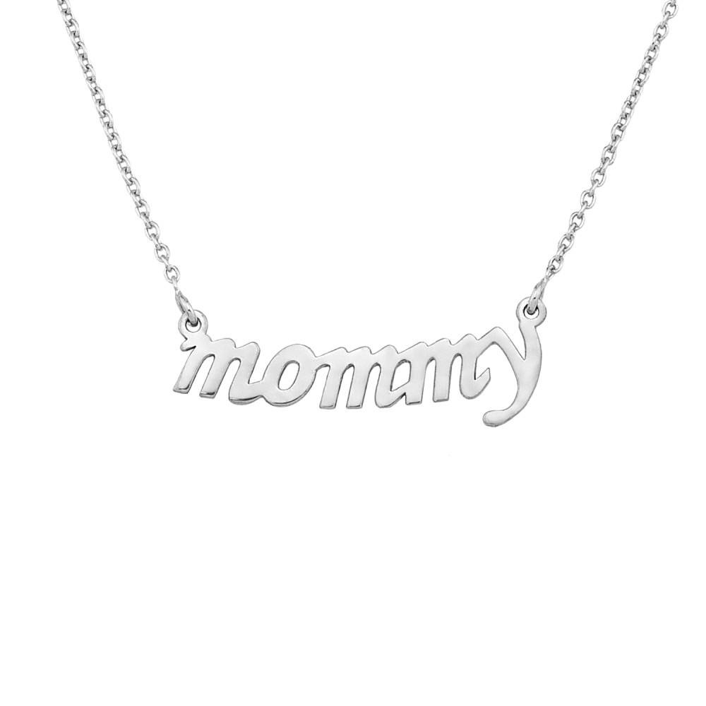 Sterling silver 925°. Mommy necklace on chain