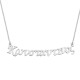Sterling silver 925°.Konstantinos name necklace on chain