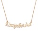 Sterling silver 925°.Spyridoula name necklace on chain