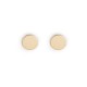 Σκουλαρίκια στικ με σχέδιο κύκλος από χρυσό 9 καρατίων