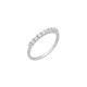 9kt Gold. Eternity band with white CZ in 9ct