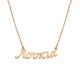 Sterling silver 925°.Loukia name necklace on chain