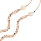 Sterling silver 925°.  Moonstone necklace