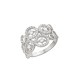 Sterling silver 925°. Circles ring with CZ