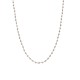 Sterling silver 925°. Rosary style 40cm necklace