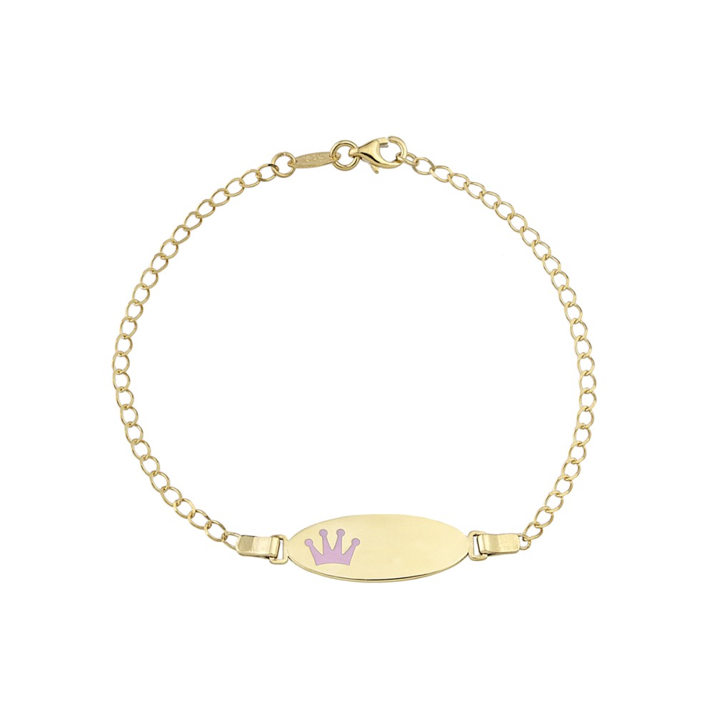 Gold 9ct. Girls ID bracelet