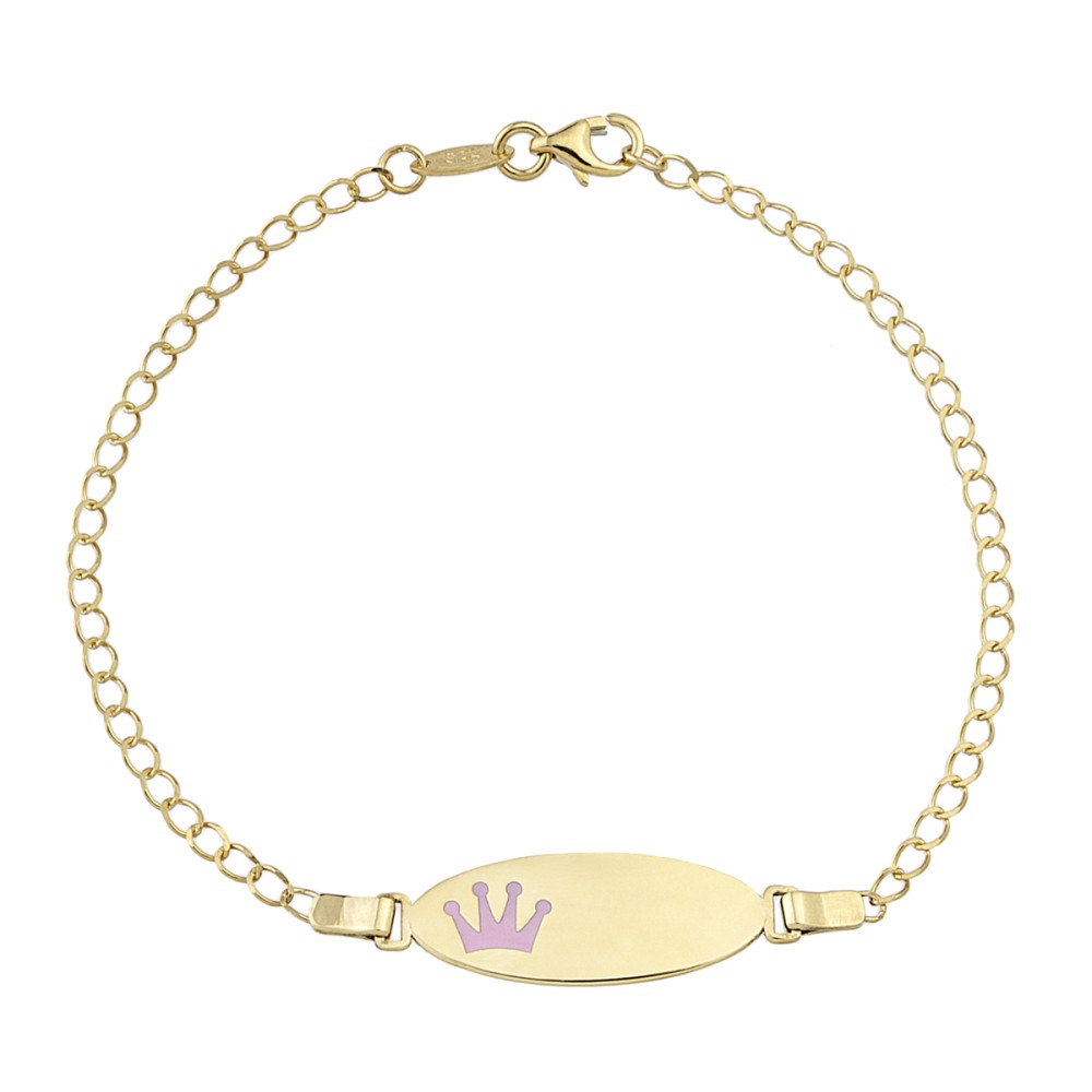Gold 9ct. Girls ID bracelet