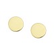 Σκουλαρίκια στικ σχέδιο στρογγυλό από χρυσό 9 καρατίων