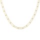 Sterling silver 925°. Long links chain necklace