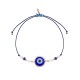 Sterling silver 925°. Mati and bead cord bracelet