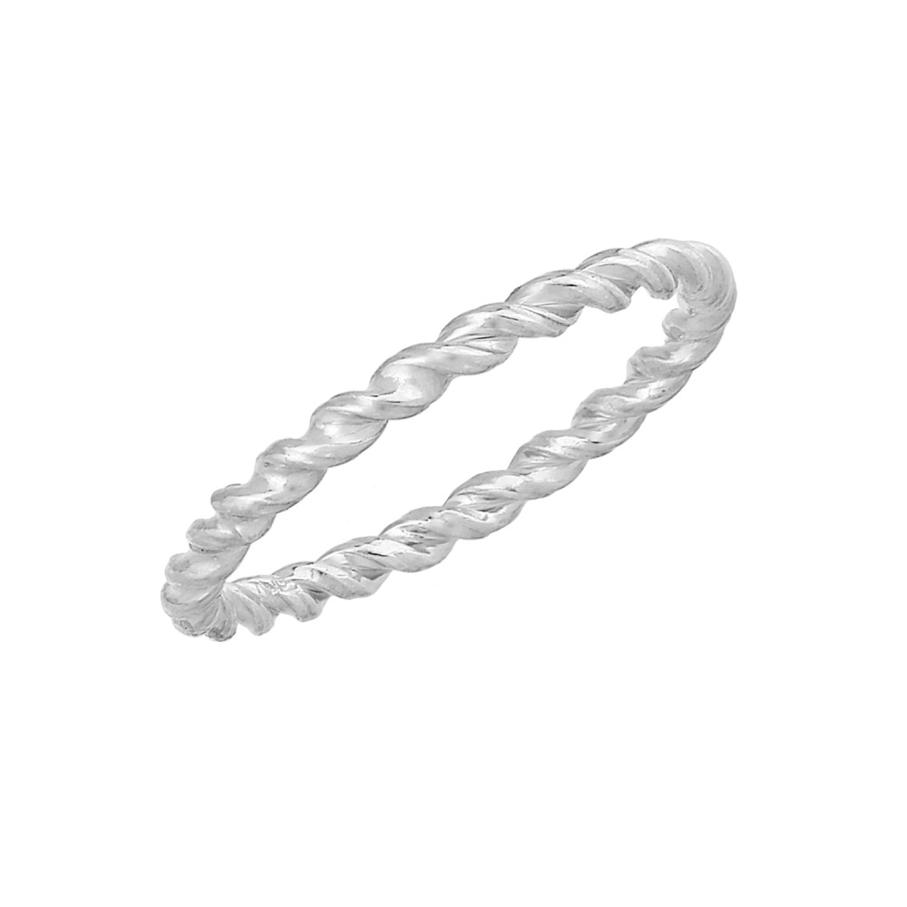 Sterling silver 925°. Twisted band
