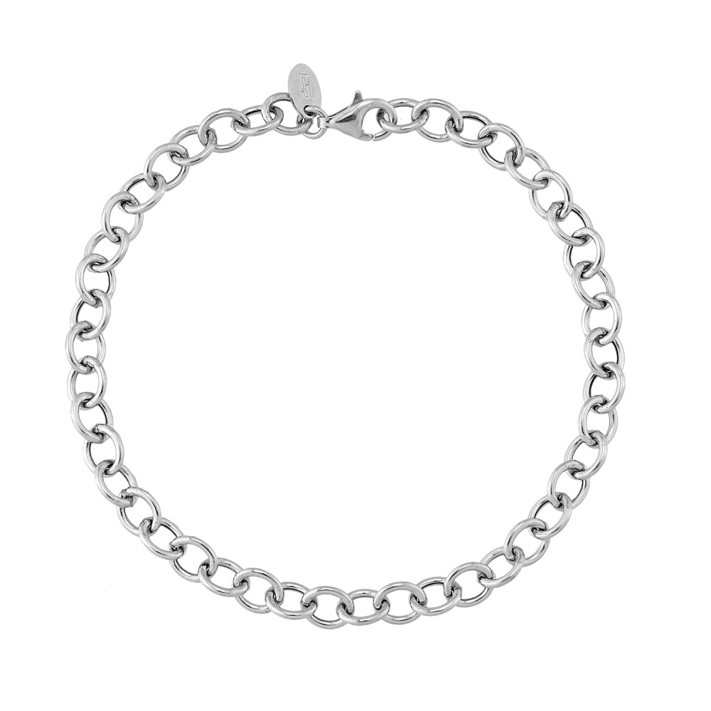 Sterling silver 925°. Large links bracelet
