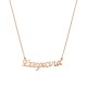 Sterling silver 925°.Stefania name necklace on chain