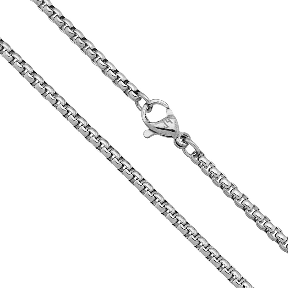 Stainless steel. Chain