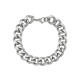 Stainless steel. Flat link chain bracelet