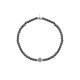 Sterling silver 925°. Easy-fit bracelet with mati