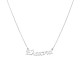 Sterling silver 925°.Eleanna name necklace on chain
