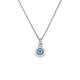 Sterling silver 925°. Mati with enamel on chain